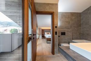 Łóżko lub łóżka w pokoju w obiekcie Appartements Wehrhof by Schladmingurlaub