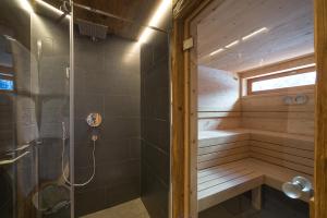 Koupelna v ubytování Hotel Cappella