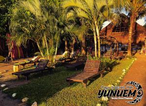 Zahrada ubytování Casa & Beach Club Yunuem