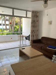 A seating area at Apartamentos Maspalomas Foresta