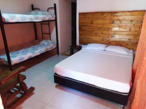 Postel nebo postele na pokoji v ubytování Hotel B & C