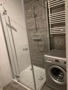 Kúpeľňa v ubytovaní Apartament Admiralski
