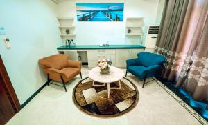 Istumisnurk majutusasutuses Lantana Hotel