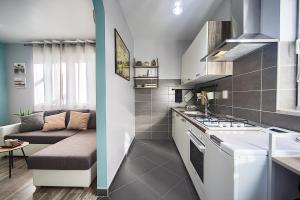 Kuchyň nebo kuchyňský kout v ubytování Apartment Korado