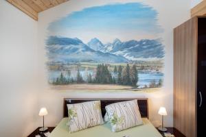 Nespecifikovaný výhled na hory nebo výhled na hory při pohledu z bed and breakfast