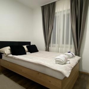 Postel nebo postele na pokoji v ubytování Ana Luxury Apartment **** + 29 fotografií