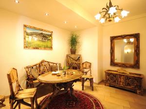 Istumisnurk majutusasutuses Hotel Traube