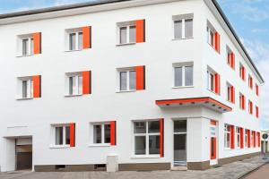 Pastatas, kuriame yra šis apartamentų viešbutis