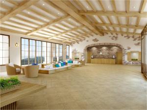 Tops10 Resort Donggang Cistar的休息区