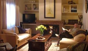 TV/trung tâm giải trí tại Hostal Rural La Montería