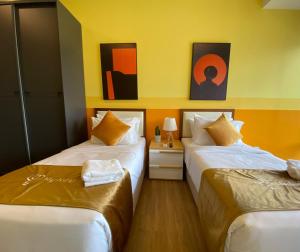 Ceylonz Lifestyle Suites @ Bukit Bintang房間的床