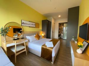 Ceylonz Lifestyle Suites @ Bukit Bintang房間的床