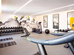 Fitness centrum a/nebo fitness zařízení v ubytování ibis Styles Klagenfurt am Woerthersee