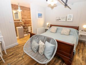 Ένα ή περισσότερα κρεβάτια σε δωμάτιο στο Horton Lodge Boathouse +13 φωτογραφίες