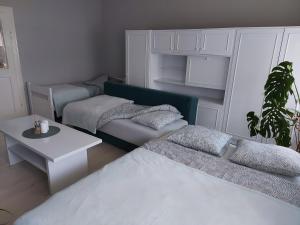 Ліжко або ліжка в номері Cozy apartment in Kikinda