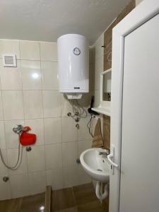 Koupelna v ubytování Apartman "Majka"
