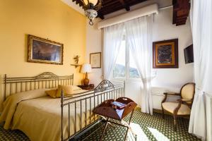 Кровать или кровати в номере Villa Sole di Capri - Vista Mare
