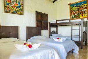 Hotel Alto de los Andaquies客房内的一张或多张床位