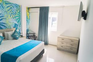 Sea Colors Hotel客房内的一张或多张床位