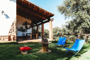 Κήπος έξω από το Peaceful villa in Monesterio with private pool