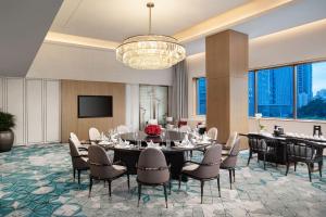 TV a/nebo společenská místnost v ubytování Foreign Trade Centre C&D Hotel,Fuzhou