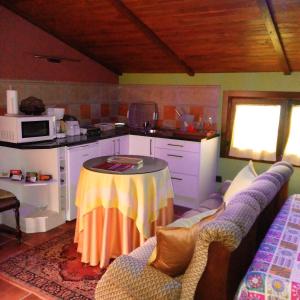 Dapur atau dapur kecil di Studio with enclosed garden and wifi at Valencia de Alcantara