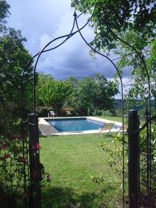 The swimming pool at or close to Charming House in Trequanda with Shared Pool