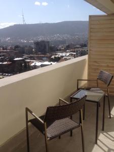 Balkón nebo terasa v ubytování Hotel Tbilisi Central by Mgzavrebi