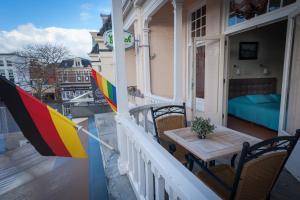 Balkón nebo terasa v ubytování Hotel Grand Cafe Deight