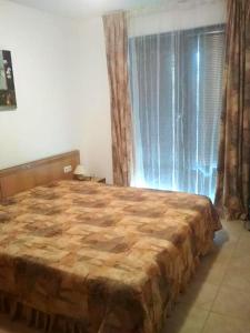 Katil atau katil-katil dalam bilik di Apartment on the sea at St Nikolas Complex-Ekaterina