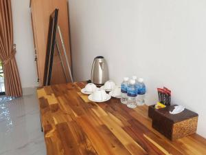 Příslušenství pro přípravu čaje a kávy v ubytování Prek Kdat Resort