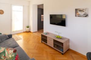 Sjónvarps- og/eða afþreyingartæki á Apartment Haus Lang