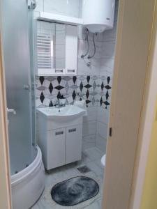 Koupelna v ubytování Apartmani SAN