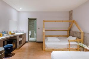 Letto o letti in una camera di Prince Hotel
