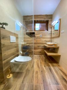 Kúpeľňa v ubytovaní Panorama Home Valča + 24 fotografií