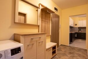 A kitchen or kitchenette at Apartment City View 2