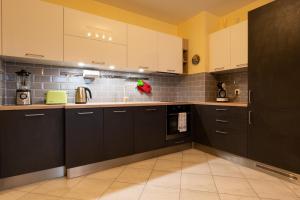 A kitchen or kitchenette at Apartment City View 2