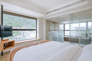 Voodi või voodid majutusasutuse ISPAVITA B&B Resort toas