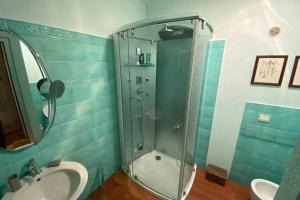 A bathroom at Relais San Sebastiano