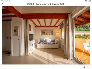 Küche/Küchenzeile in der Unterkunft Superbe appartement T1 duplex,vue mer