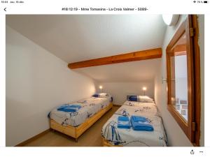 Ein Bett oder Betten in einem Zimmer der Unterkunft Superbe appartement T1 duplex,vue mer
