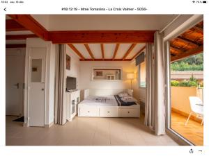 Ein Bett oder Betten in einem Zimmer der Unterkunft Superbe appartement T1 duplex,vue mer