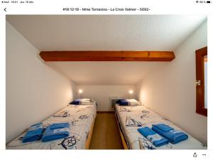 Ein Bett oder Betten in einem Zimmer der Unterkunft Superbe appartement T1 duplex,vue mer