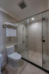 Koupelna v ubytování Hotel Trí Lê