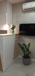 A television and/or entertainment centre at Citylife Boutique Hotel