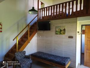 TV a/nebo společenská místnost v ubytování Casa Campo