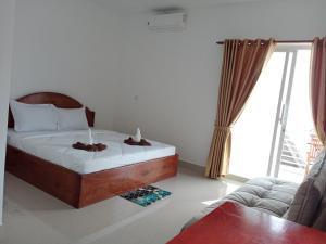 Apsara Koh Rong Guesthouse客房内的一张或多张床位