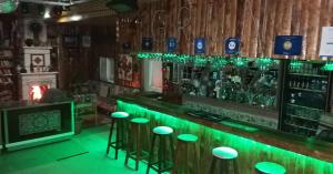 Lounge nebo bar v ubytování Hotel Grün