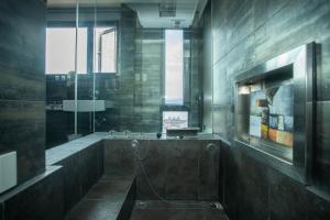 Koupelna v ubytování 日月潭天月水色民宿 (老街-停車-度假）skylight bnb + 37 fotografií