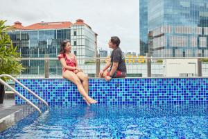 Bazén v ubytování ibis budget Singapore Clarke Quay nebo v jeho okolí
